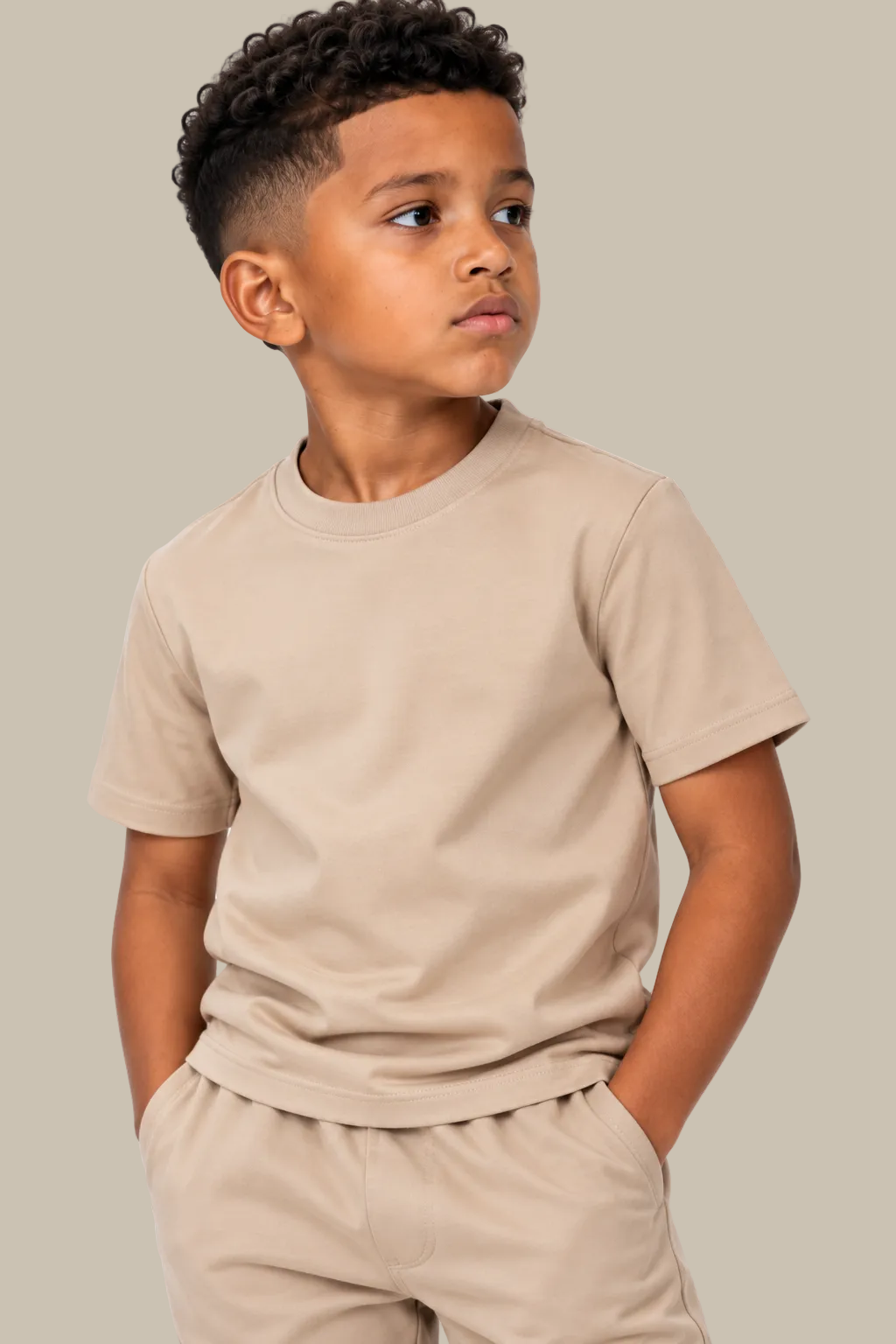 Amari Junior T-SHIRT | BEIGE