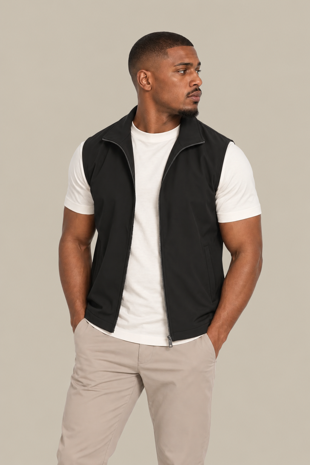 TECH GILET | black