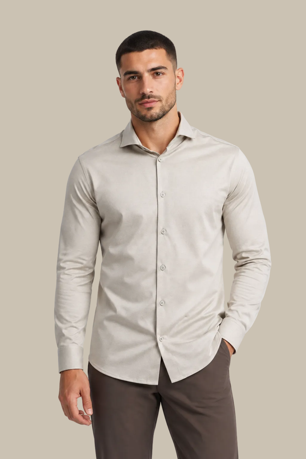 Formal Shirt | beige