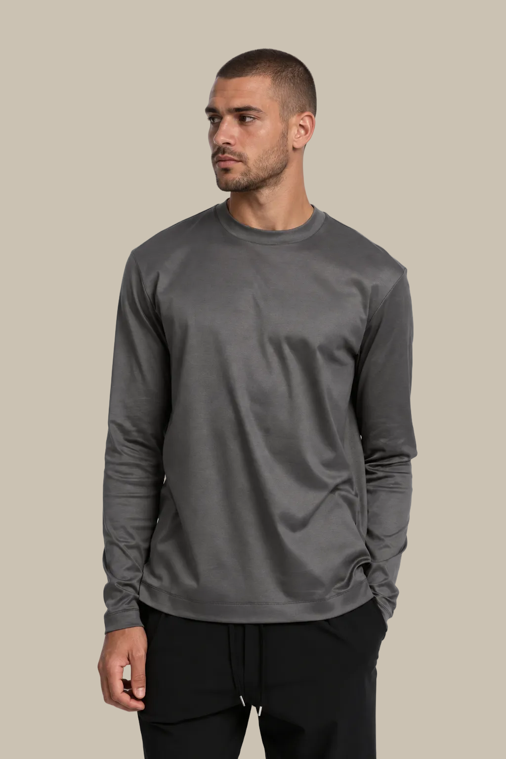 Long Sleeve T-shirt | SLATE GREY