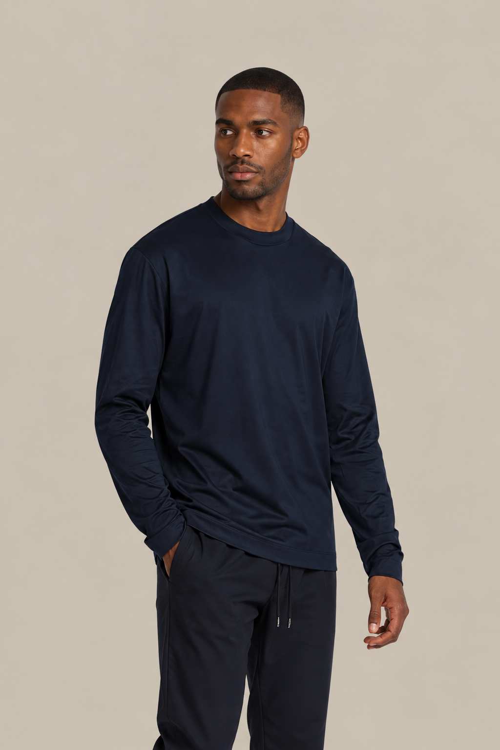 Long Sleeve T-shirt | midnight Blue