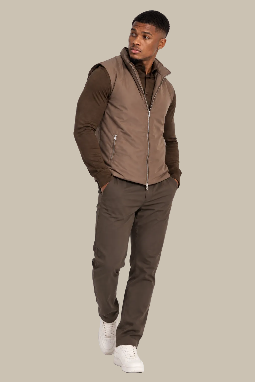 Bodywarmer | Desert Taupe
