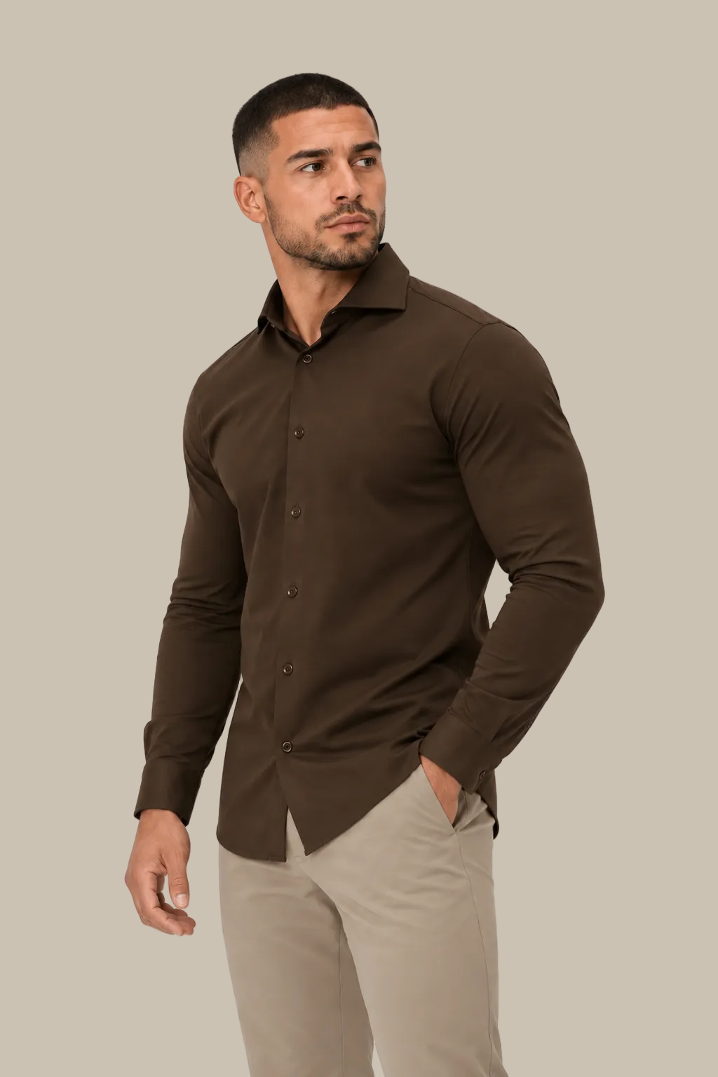 Formal Shirt |  BROWN