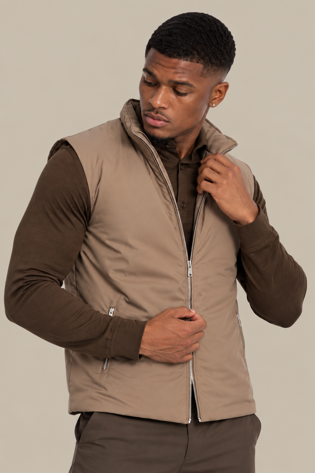 Bodywarmer | Desert Taupe
